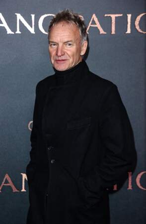 Sting lors de la Première du film "Emancipation" à Londres, le 2 décembre 2022.