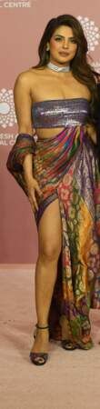 Priyanka Chopra  et sa robe fendue au  au Nita Mukesh Ambani Cultural Centre le 31 mars 2023