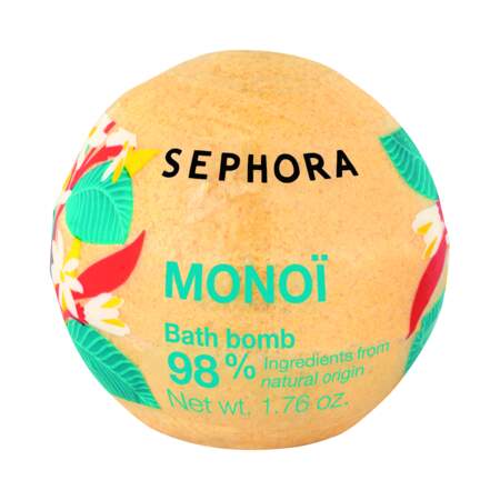 Bath Bomb Monoï, Sephora, 2,99€
