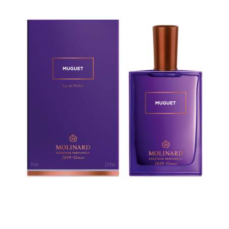 Muguet de Molinard Eau de parfum, Molinard, 69€ les 75ml chez Nocibé et sur molinard.com
