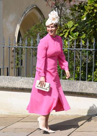 La famille royale du Royaume Uni arrive pour assister à la messe de Pâques à la chapelle Saint Georges au château de Windsor