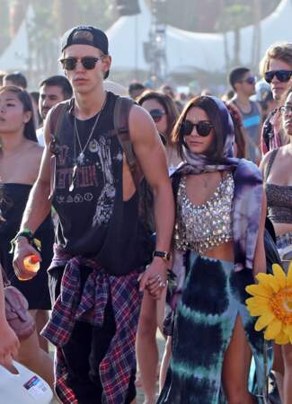 Vanessa Hudgens arrive au Festival Coachella en 2013