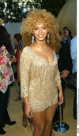 Beyoncé et sa permanente en 2002
