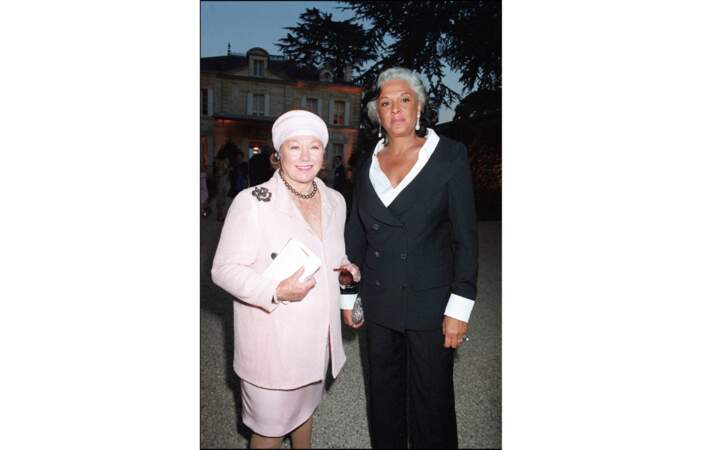 Nadine de Rothschild et Betty Lagardère en 2003