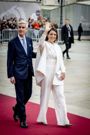 Mariage civil de la princesse Alexandra de Luxembourg et Nicolas Bagory à la mairie de Luxembourg