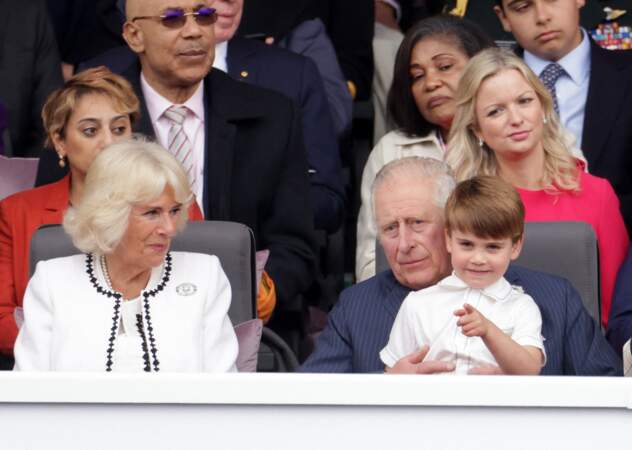 Camilla et son petit-fils le prince Louis