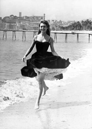 Brigitte Bardot au Festival de Cannes en 1956