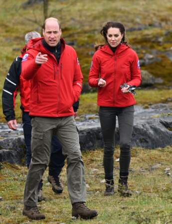 Kate Middleton et le prince William lors de leur séjour au Pays de Galles, ce jeudi 27 avril 2023.