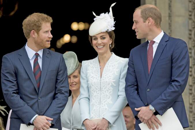 Kate, William et Harry semblent inséparables.