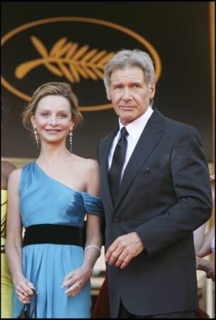 Harrison Ford et son épouse Calista Flosckhart au Festival de Cannes en 2008