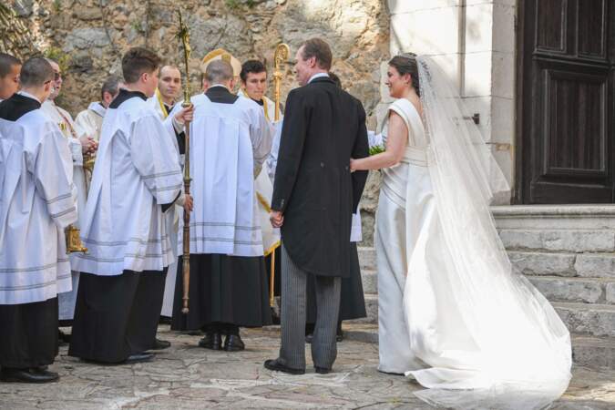 Mariage de la princesse Alexandra de Luxembourg et Nicolas Bagory à l’église Saint-Trophyme de Bormes-les-Mimosas