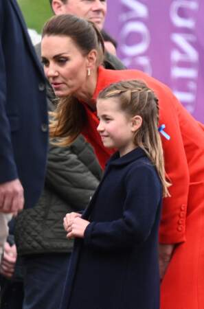 La princesse Charlotte et sa tresse en épi de blé à l'occasion du jubilé de platine de la reine Elizabeth II, le 4 juin 2022