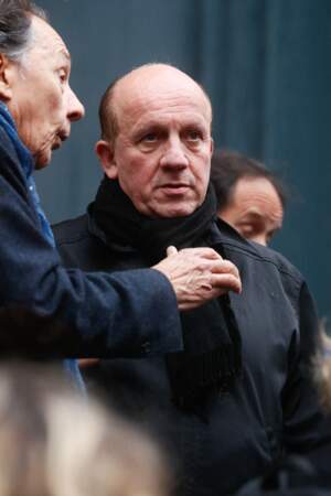 Philippe Baldini aux obsèques de son ami Yvan Zaplatilek à l'église Saint-Roch à Paris le 12 mai 2023. 