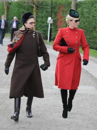55 - Zara Phillips et la princesse Anne au festival de Cheltenham