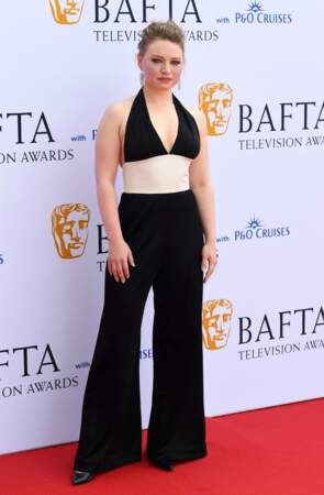 Mia Threapleton, la fille de Kate Winslet en combinaison sur le photocall de la cérémonie des BAFTA Television Awards 2023 au Royal Festival Hall à Londres