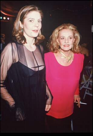 Jeanne Moreau et Chiara Mastroianni en robe transparente au Festival de Cannes 