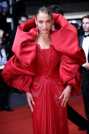 Rose Bertram lors du tapis rouge du film "Le Retour", au Festival de Cannes, le 17 mai 2023. 