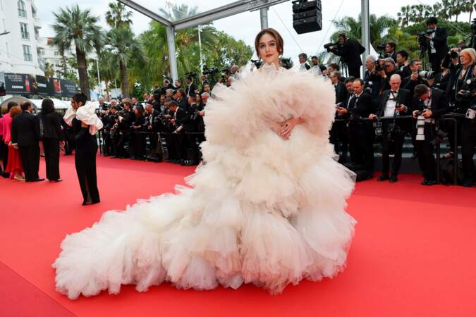 Araya Hargate - Montée des marches du film "Monster" pour le 76ème Festival International du Film de Cannes, au Palais des Festivals à Cannes. Le 17 mai 2023