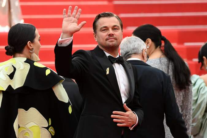 Leonardo DiCaprio à la montée des marches du film Killers of the Flower Moon de Martin Scorsese à la 76e édition du Festival de Cannes le 20 mai 2023