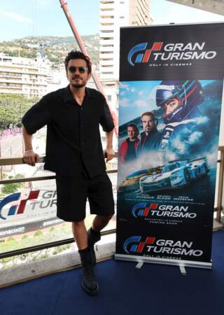 Orlando Bloom au photocall du film Gran Turismo au Fairmont Hotel en marge du Grand prix de Formule 1 de Monaco le 28 mai 2023 