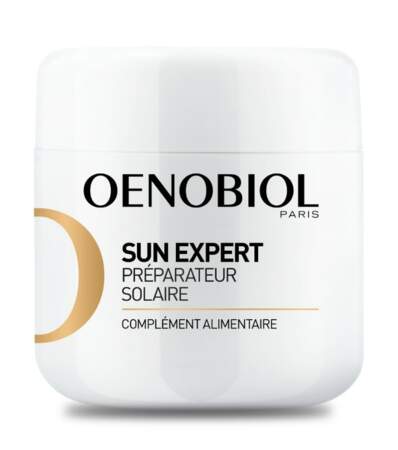 Sun Expert Préparateur Solaire, Oenobiol, 20€ les 30 capsules en (para)pharmacies