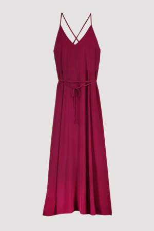 robe longue ample en soie Palazzo, Valentine Gauthier, 450€