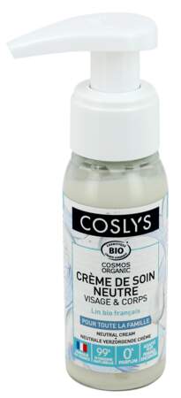 Crème de Soin Neutre Format Voyage, Coslys, 4,99€ les 40ml