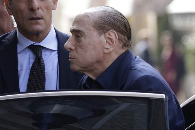 Silvio Berlusconi, lors de son retour au Sénat italien à Rome, le 12 octobre 2022