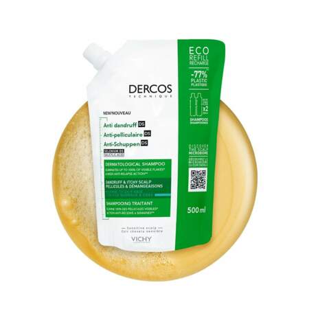 Eco-recharge shampoing anti-pelliculaire, Dercos, Vichy 