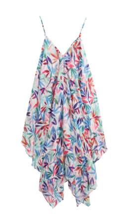 Robe de plage asymétrique imprimé, Molly Bracken, 45€