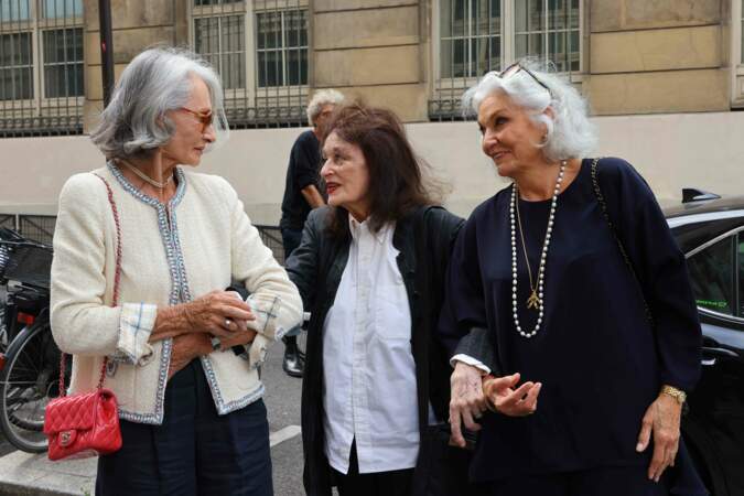 Anouk Aimée au au mariage de Claude Lelouch et Valérie Perrin à la mairie du 18eme arrondissement de Paris, le 17 juin 2023