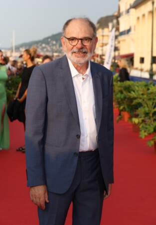 Jean Pierre Darrousin sur le tapis rouge du prix du court métrage lors du 37ème festival du film de Cabourg