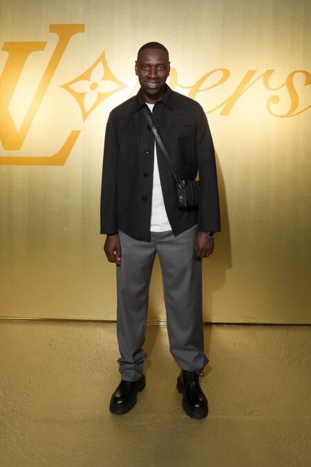 Omar Sy au premier rang du défilé homme Louis Vuitton printemps/été 2024. 