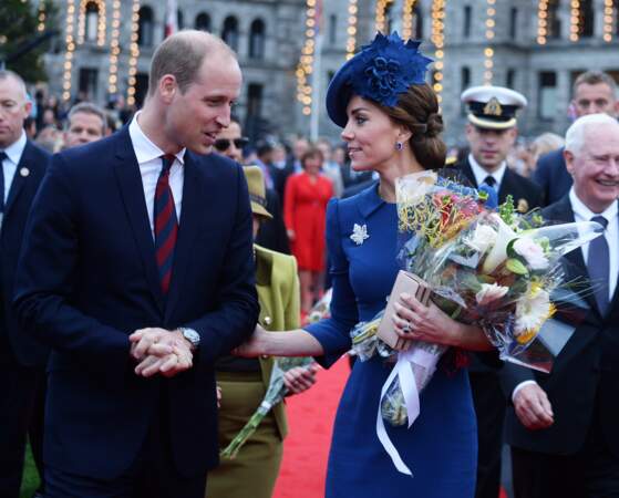Le prince William, duc de Cambridge et Catherine (Kate) Middleton, duchesse de Cambridge, en visite au Canada, le 24 septembre 2016