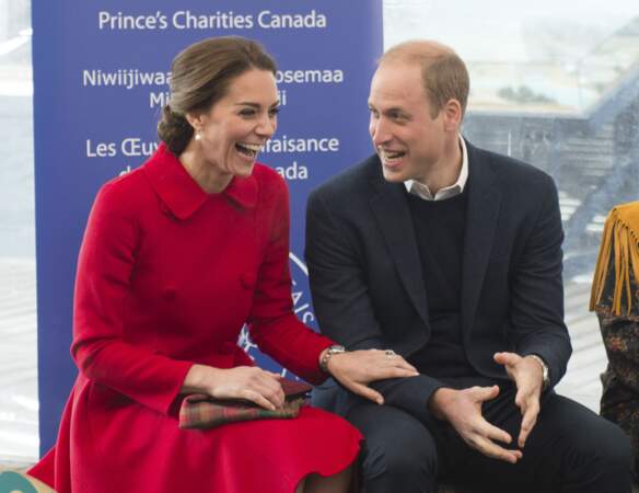 Le prince William et Kate Middleton visitent le musée MacBride lors de leur voyage officiel au Canada, le 28 septembre 2016
