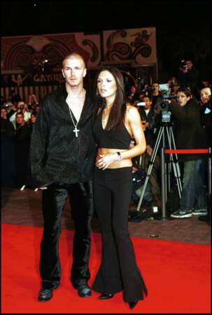 Victoria et David Beckham sont chics à la cérémonie des NRJ Awards en 2001 à Cannes
