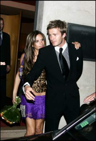 Victoria et David Beckham vont dîner au restaurant Arpege à Paris