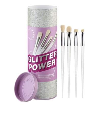 Glitter Power Brush Set Kit De 4 Pinceaux Yeux, Sephora Collection, 24,99€
