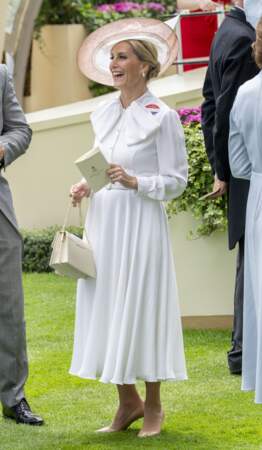 La duchesse d'Edimbourg au meeting hippique Royal Ascot à Ascot, le 21 juin 2023.