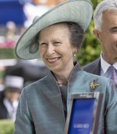 La princesse Anne d'Angleterre lors du premier jour de la course hippique Royal Ascot 2023