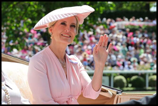 La duchesse Sophie d'Edimbourg au meeting hippique Royal Ascot à Ascot, le 23 juin 2023.