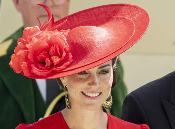 La princesse Catherine (Kate) Middleton de Galles au meeting hippique Royal Ascot à Ascot, le 23 juin 2023.