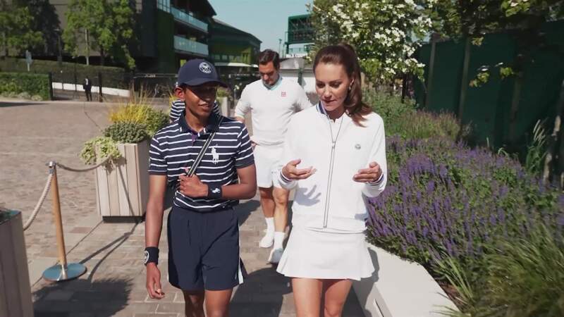 Kate Middleton et Roger Federer