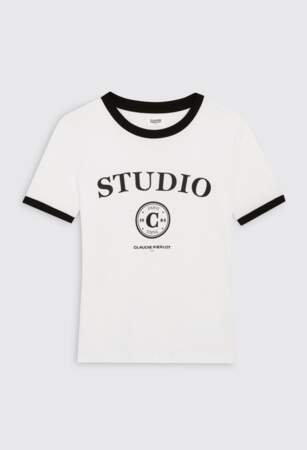T-shirt bicolore studio, Claudie Pierlot, 66,50€ au lieu de 95€