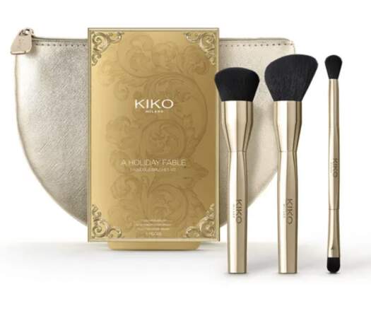 A Holiday Fable Fabulous Brushes Kit, Kiko, 12,49€ au lieu de 24,99€ (kikocosmetics.com)

