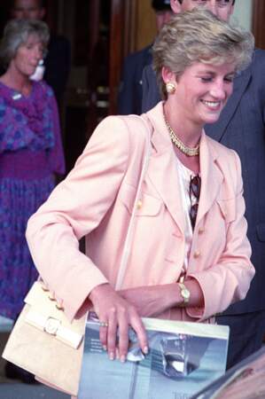 La princesse Diana en juillet 1993 à Wimbledon