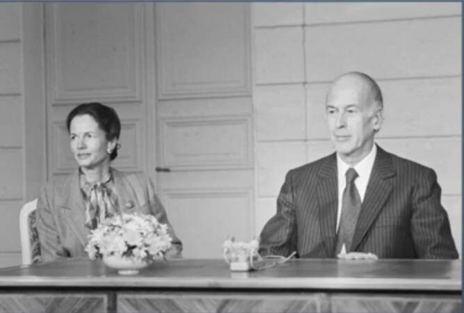 Valéry Giscard d'Estaing et son épouse, Anne-Aymone Giscard d'Estaing