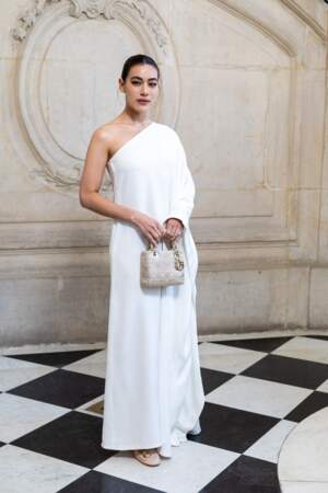 Kimberly Ann Voltemas au défilé Dior, collection Couture automne-hiver 2024 lors de la Fashion Week de Paris, le 3 juillet 2023.