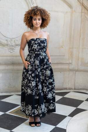 Léna Mahfouf au défilé Dior, collection Couture automne-hiver 2024 lors de la Fashion Week de Paris, le 3 juillet 2023.