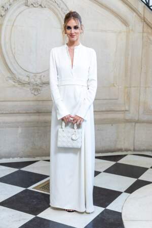 Chiara Ferragni au défilé Dior, collection Couture automne-hiver 2024 lors de la Fashion Week de Paris, le 3 juillet 2023.